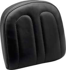 LE PERA Sissy Bar Pad - Small - Maverick - Shiny Black L-SBP03MAV-SH