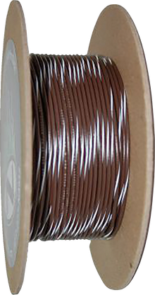 NAMZ 100' Wire Spool - 20 Gauge - Brown/White NWR-19-100-20
