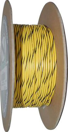 NAMZ 100' Wire Spool - 20 Gauge - Yellow/Black NWR-40-100-20