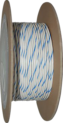 NAMZ 100' Wire Spool - 20 Gauge - White/Blue NWR-96-100-20