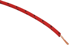 NAMZ 25' Cloth-Braided Wire Spool - 16 Gauge - Red/Black NCBW-20