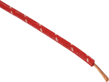 NAMZ 25' Cloth-Braided Wire Spool - 16 Gauge - Red/White NCBW-29