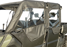 SEIZMIK Soft Upper Doors - Black/Clear - Can-Am - Defender - '17-'25 51-20986