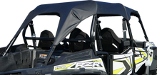 SEIZMIK Soft Upper Doors - Rear Window - Roof - Black/Clear - Polaris - RZR 51-20990