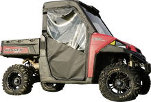 SEIZMIK Soft Full Doors - Rear Window - Black/Clear - Polaris - Ranger 51-20992