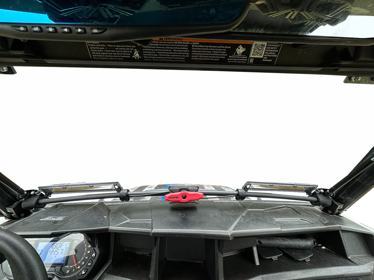 SEIZMIK Flip-Up Windshield - General 50-50224KIT