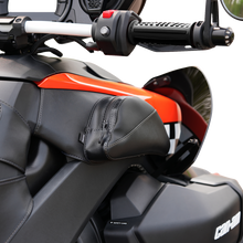 SHOW CHROME Dual Side Tank Pouch - Ballistic w/ Black Stitch - Ryker '19-'24 H40-401CBK