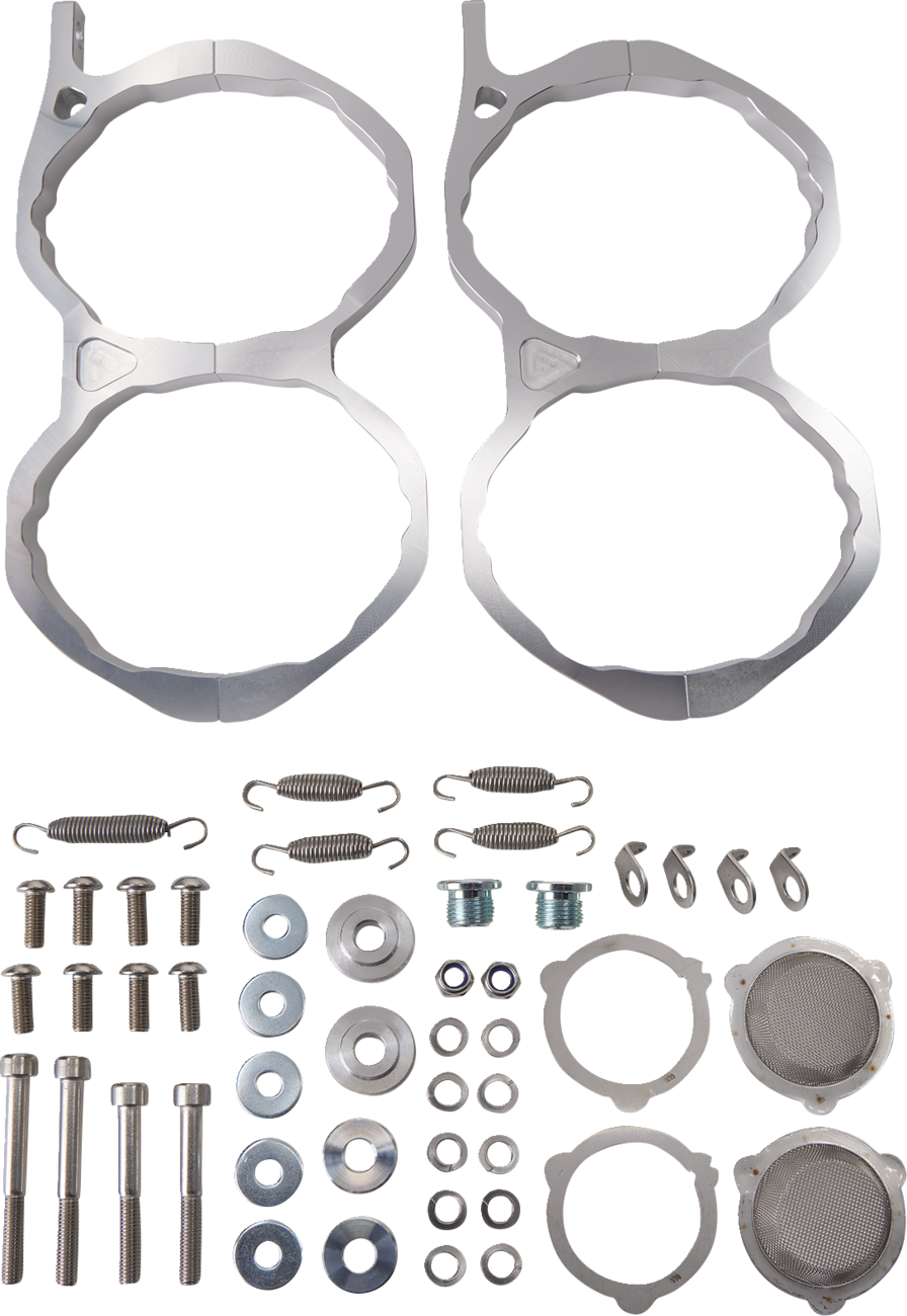 TRINITY RACING Stainless Steel Exhaust System TR-4174D-SS