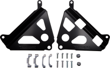 WORKS CONNECTION Radiator Brace Set - Black - Yamaha 18-B181