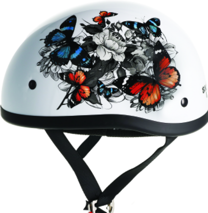 Skid Lids White Rose Original Helmet - 2XL