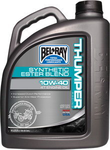 BEL-RAY Thumper Synthetic Blend 4T Oil - 10W-40 - 4L 99520-B4LW