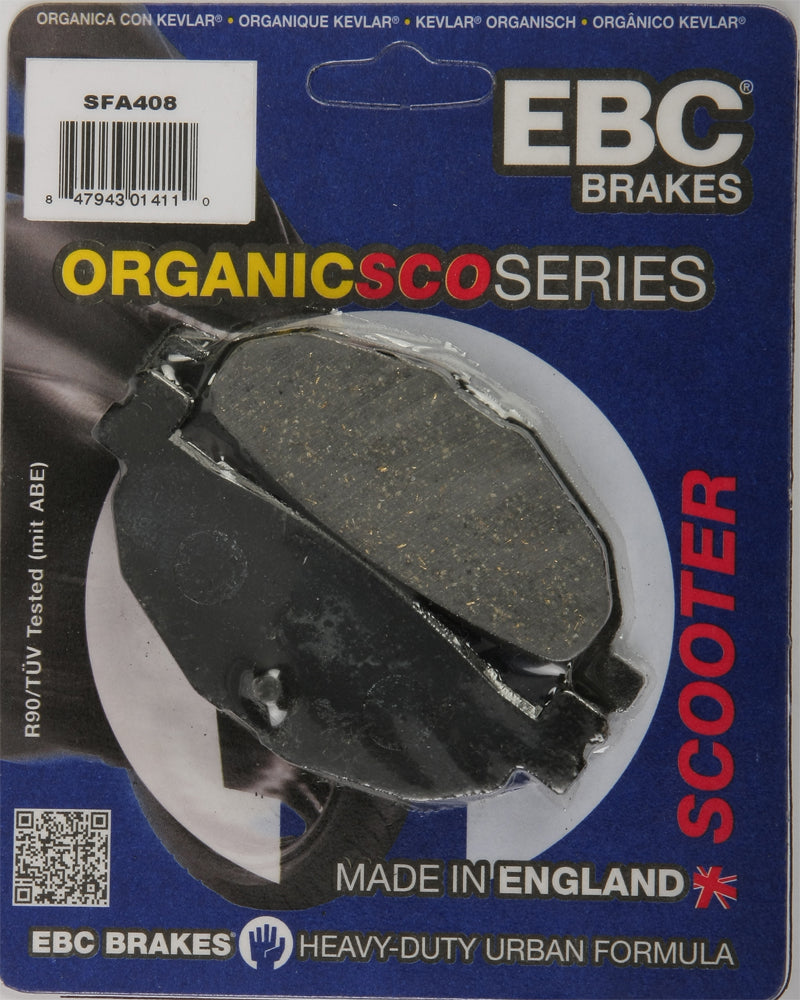 Brake Pads Sfa408 Organic