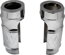 EDDIE TROTTA DESIGNS Fork Slider Covers - Chrome - Platinum-Cut TC-WT963