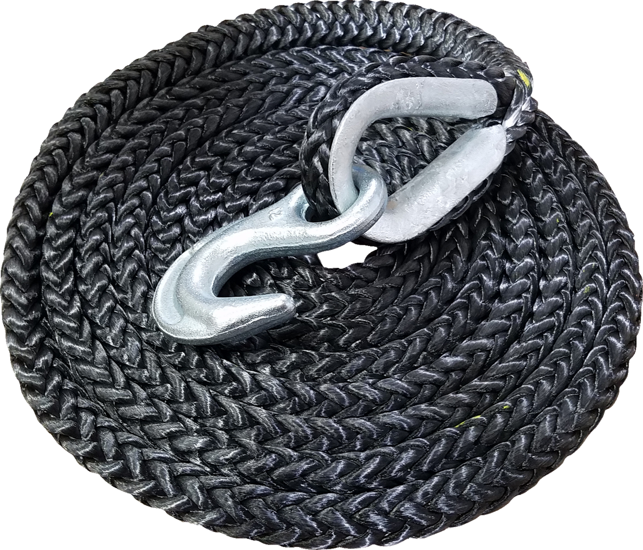 KFI PRODUCTS Replacement Rope - Tiger Tail - 12' - Black 101121-R