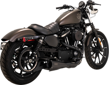 VANCE & HINES 2-into-1 Upsweep PCX™ Exhaust System - Stainless Steel - Black 47328