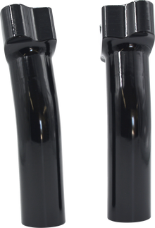 WILD 1 Chubby® Billet Risers - Pullback - 5-1/2" - Gloss Black WO527GB