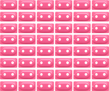 WOODY'S Support Plates - Double Digger® - Pink - 48 Pack ADD2-3820-B