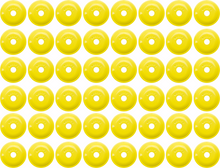 WOODY'S Support Plates - Grand Digger® - Hi Vis - Round - 48 Pack ARG-3830-48