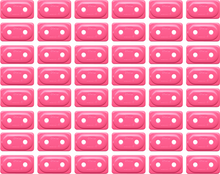 WOODY'S Support Plates - Grand Digger® - Pink - Double - 48 Pack ADG-3820-48