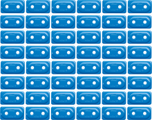 WOODY'S Support Plates - Grand Digger® - Blue - Double - 48 Pack ADG-3825-48