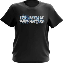 DEEGAN APPAREL Youth Shocking T-Shirt - Black/Blue - Large DBTSS3007BBUL
