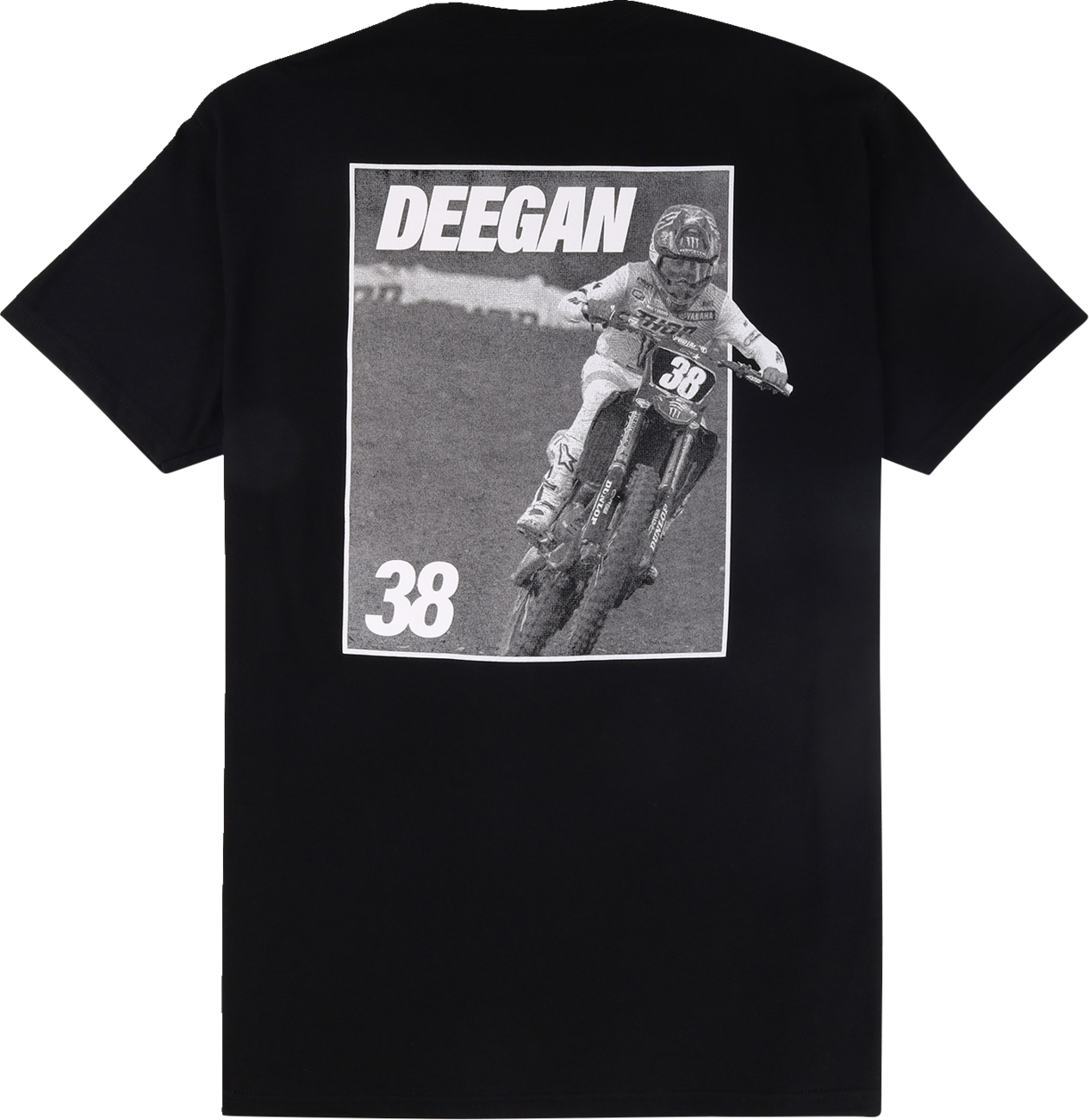 DEEGAN APPAREL MX2 T-Shirt - Black - Medium DMTSS3026BLKM
