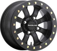 RACELINE WHEELS Wheel - Black Mamba - Beadlock - Front/Rear - Black - 14x8 - 4/137 - 4+4 A71B-48037-44
