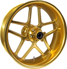 RC COMPONENTS Wheel - Laguna - Rear - Single Disc/with ABS - Gold - 18x5.5 185-140G-RAB