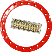 RACELINE WHEELS Beadlock Ring - Replacement/Wheel - Ryno - 14" - Red RBL-14R-A91-RING-20