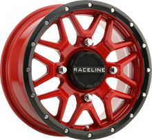 RACELINE WHEELS Wheel - Krank - Simulated Beadlock - Front/Rear - Red - 14x7 - 4/156 - 6+1 (+38 mm) A94R-47056+38