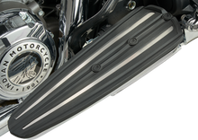 CIRO RydeCulture™ Charles Chapa Floorboard Inserts - Black w/ Stainless Steel Accents - Indian 6R004