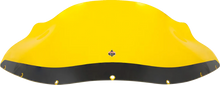 KLOCK WERKS Kolor Flare™ Windshield - 9" - Yellow - FXRP KWW-02-0616