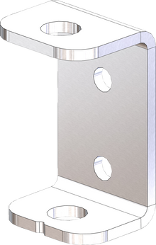 KFI PRODUCTS Plow Foot Bracket 105006-R