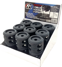 KFI PRODUCTS Split Cable Hook Stopper - 18 Pack - Counter Top BOX-SCHS