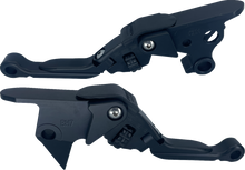 PSR Anthem Pro Adjustable Lever Set for Harley Models - Black 12-03656-22