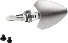 Handlebar End Folding Mirror Left Silver