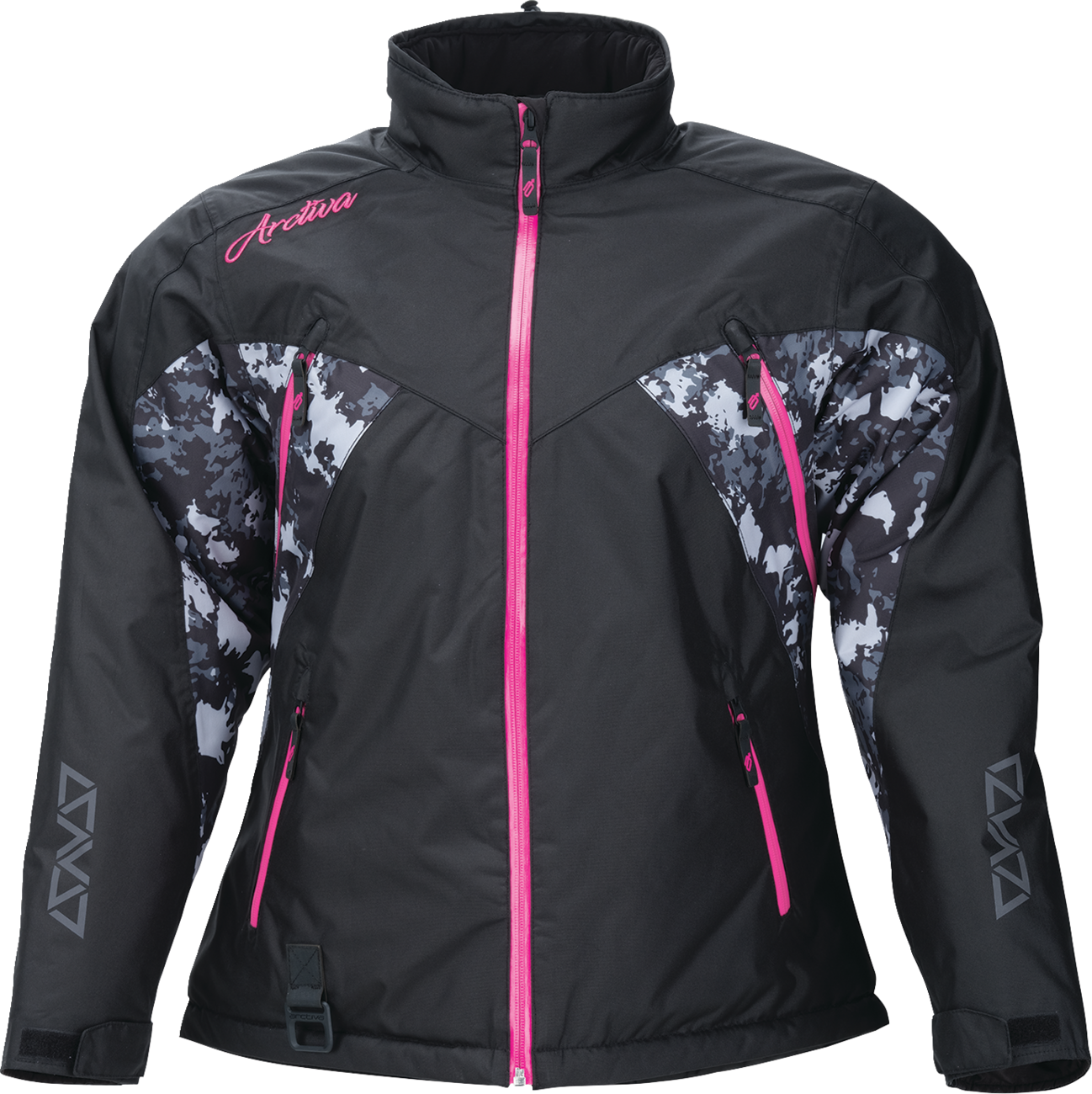 ARCTIVA Women's Pivot 7 Insulated Jacket - Black/Camo Gray/Pink - Large 3121-0849