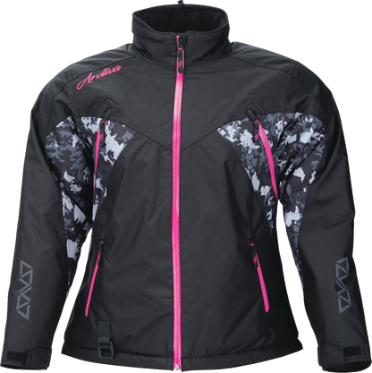 ARCTIVA Women's Pivot 7 Insulated Jacket - Black/Camo Gray/Pink - 2XL 3121-0851