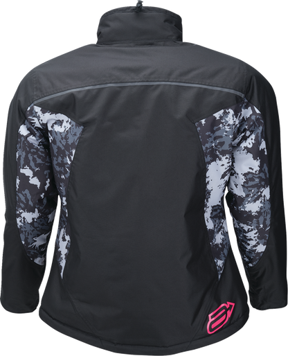 ARCTIVA Women's Pivot 7 Insulated Jacket - Black/Camo Gray/Pink - Small 3121-0846