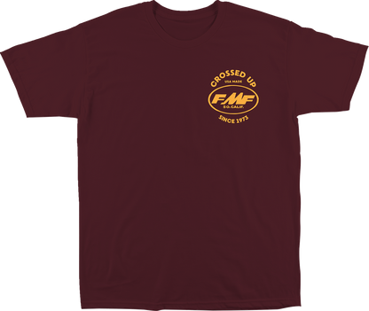 FMF Crossed Up T-Shirt - Maroon - Medium SP24118901MRNMD