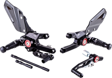 GILLES TOOLING MUE2 Rearset - Black - Honda MUE2-H01-B