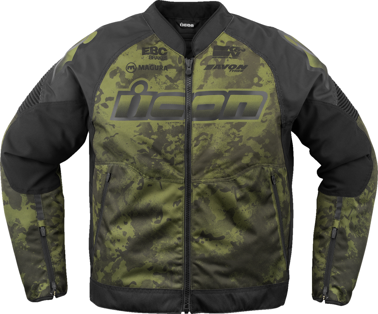 ICON Overlord3™ Magnacross Jacket - Green Camo - XL 2820-6721