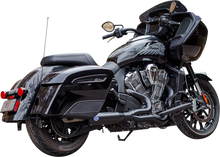 S&S CYCLE 2-into-1 Qualifier Exhaust System - Race Only - Black - Stainless Steel 550-1084