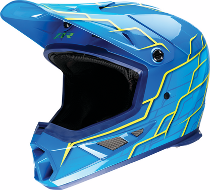 Z1R Rise 2.0 Helmet - Hyacinth - Teal/Yellow - XL 0110-8641