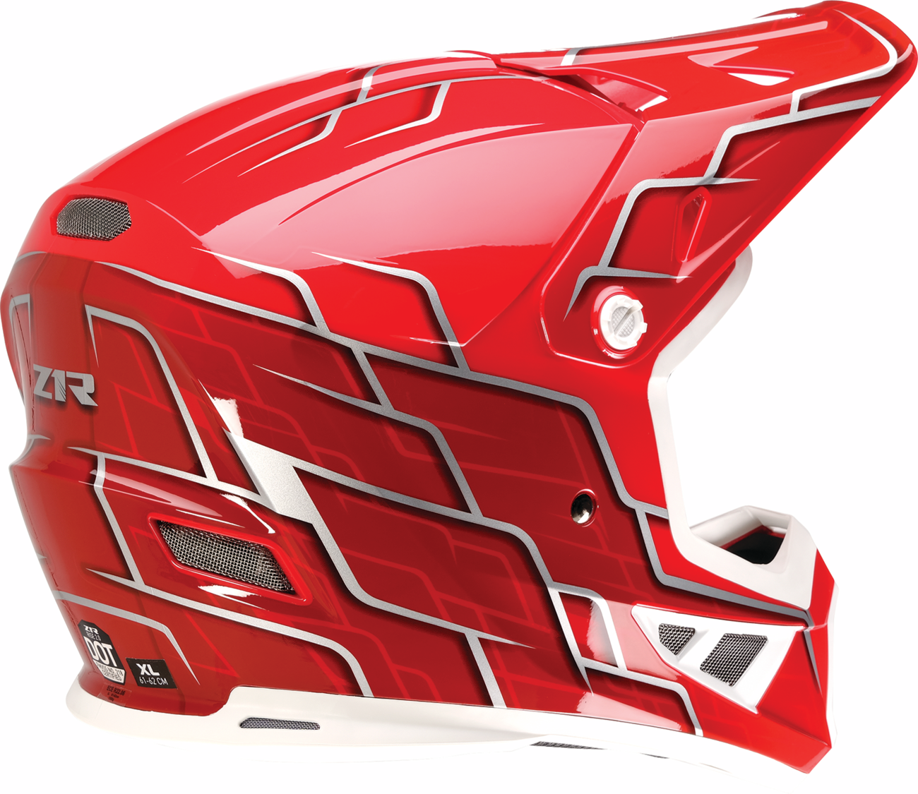 Z1R Rise 2.0 Helmet - Hyacinth - Red/Silver - Large 0110-8634