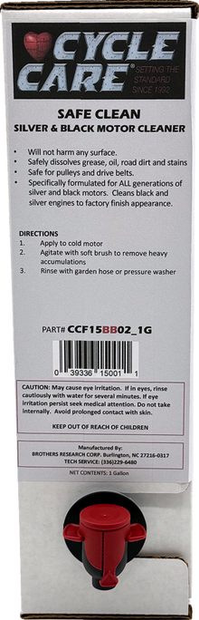 CYCLE CARE FORMULAS Formula Safe Clean - Bag in Box - 1 U.S. gal. CCF15BB02_1G
