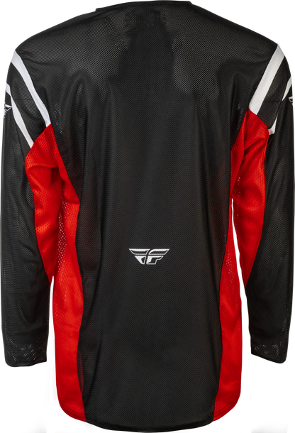 Kinetic Mesh Center Jersey Black/White/Red Md