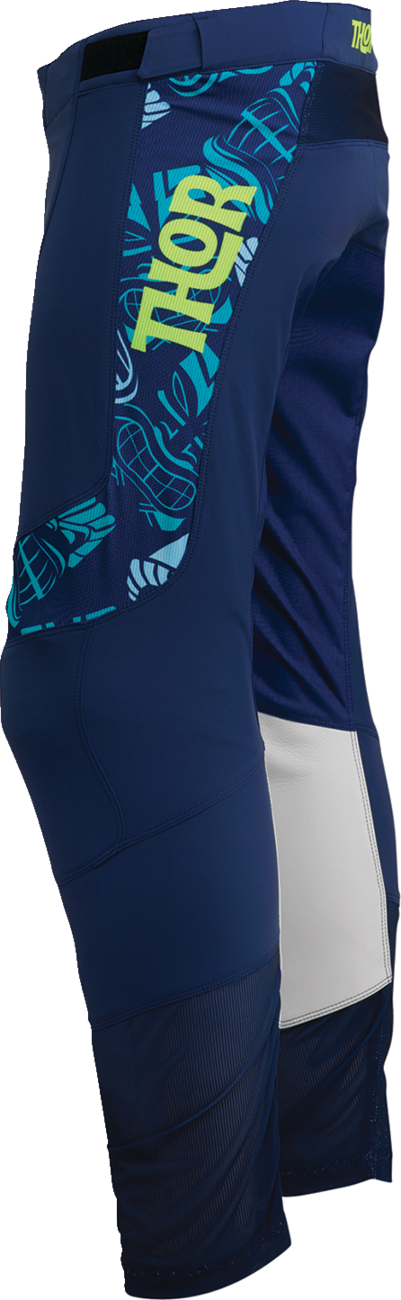 THOR Prime Aloha Pants - Navy/Aqua - US 33 2901-11396