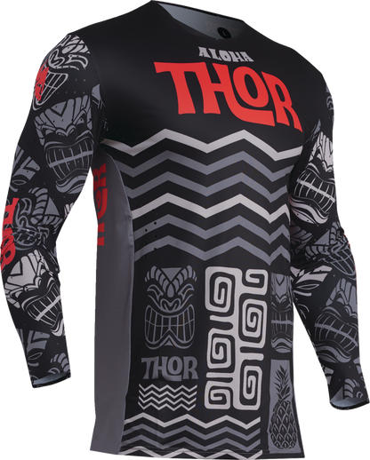 THOR Prime Aloha Jersey - Black/Gray - Medium 2910-7888