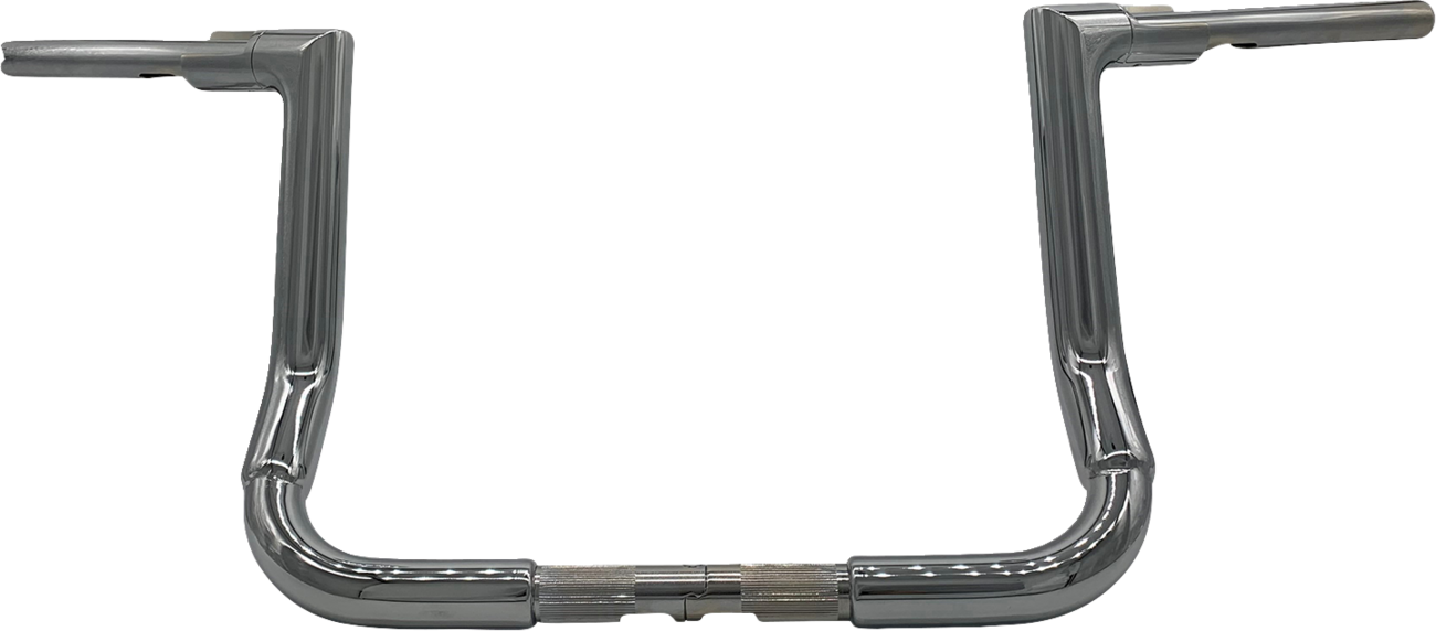 FAT BAGGERS INC. 1-1/2" EZ Install Flat Top Handlebar - 12" - Chrome 645012